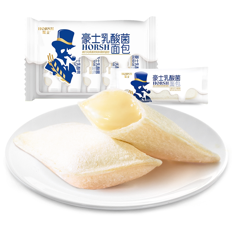 【天猫U先 x 会员】豪士乳酸菌小口袋面包健康食品早餐蛋糕零食
