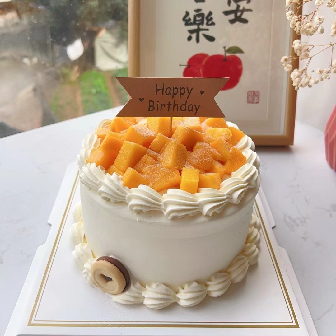奶油系法式复古假蛋糕 黑色蝴蝶结配饰手工制作 DIY 仿真甜品摆件