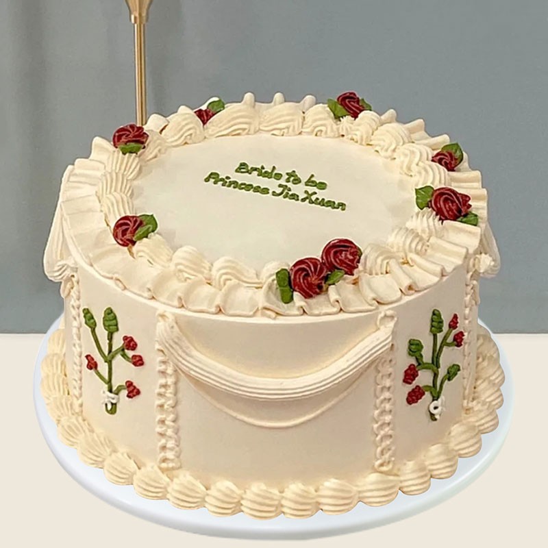 6 8 10寸欧式水果奶油裱花网红流行橱窗塑胶仿真生日蛋糕模型定制