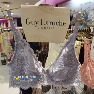 泰国代购guy laroche姬龙雪专柜蕾丝超薄舒适文胸内衣GB7T68/7T69