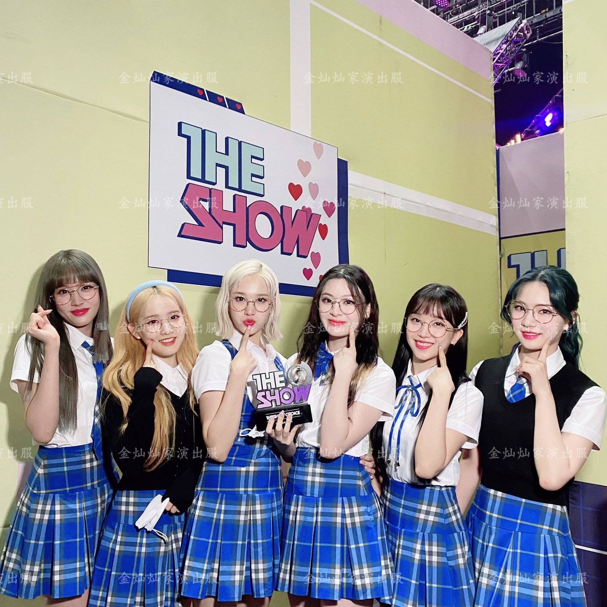 stayc韩国女团同款韩舞啦啦队啦啦操表演出服打歌服成人学生班服