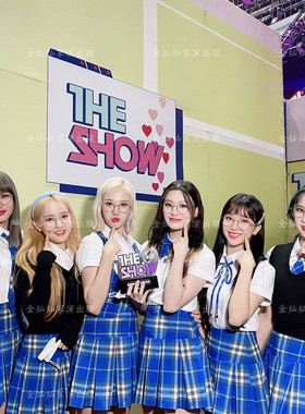 stayc韩国女团同款韩舞啦啦队啦啦操表演出服打歌服成人学生班服