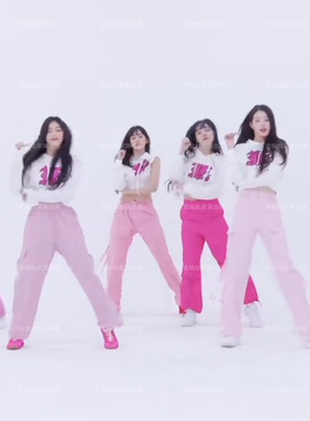 ive韩国女团同款爵士韩舞JAZZ运动工装长裤表演出打歌服套装kpop