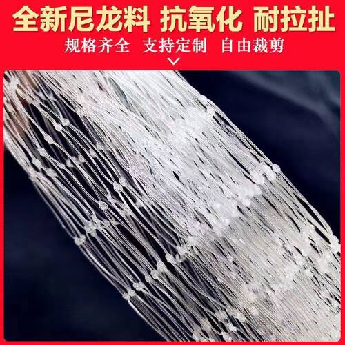 果园防鸟网果树葡萄樱桃防鸟用的网鱼塘天网大棚防护尼龙网养殖网