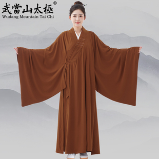 2025新款高档僧服广袖海青服僧衣大褂垂顺丝滑居士服禅修服男女款