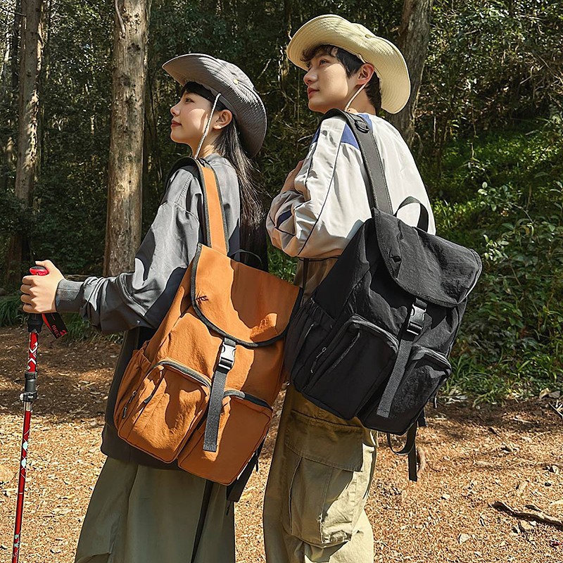 双肩包大容量登山包韩版简约设计