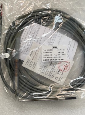 山东新华灭菌柜久茂JUMO灰色双芯温度传感器探头XH-PT1-212120-15