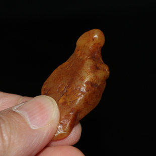 田黄石完整料石皮包裹今古堂天然玉石寿山石上坂田吊坠料手工雕刻