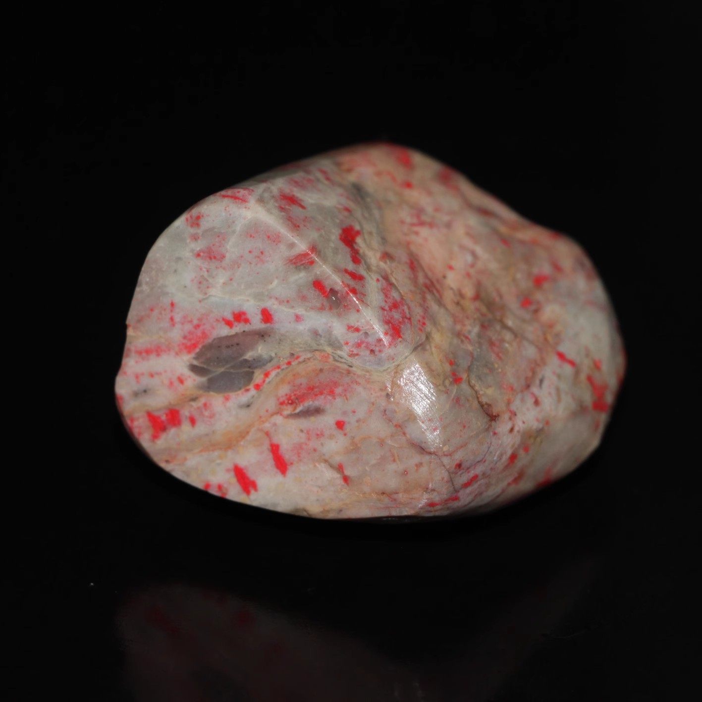 鸡血石印章随形章正宗朱砂昌化老坑软刚料一物一拍新款名石收藏品