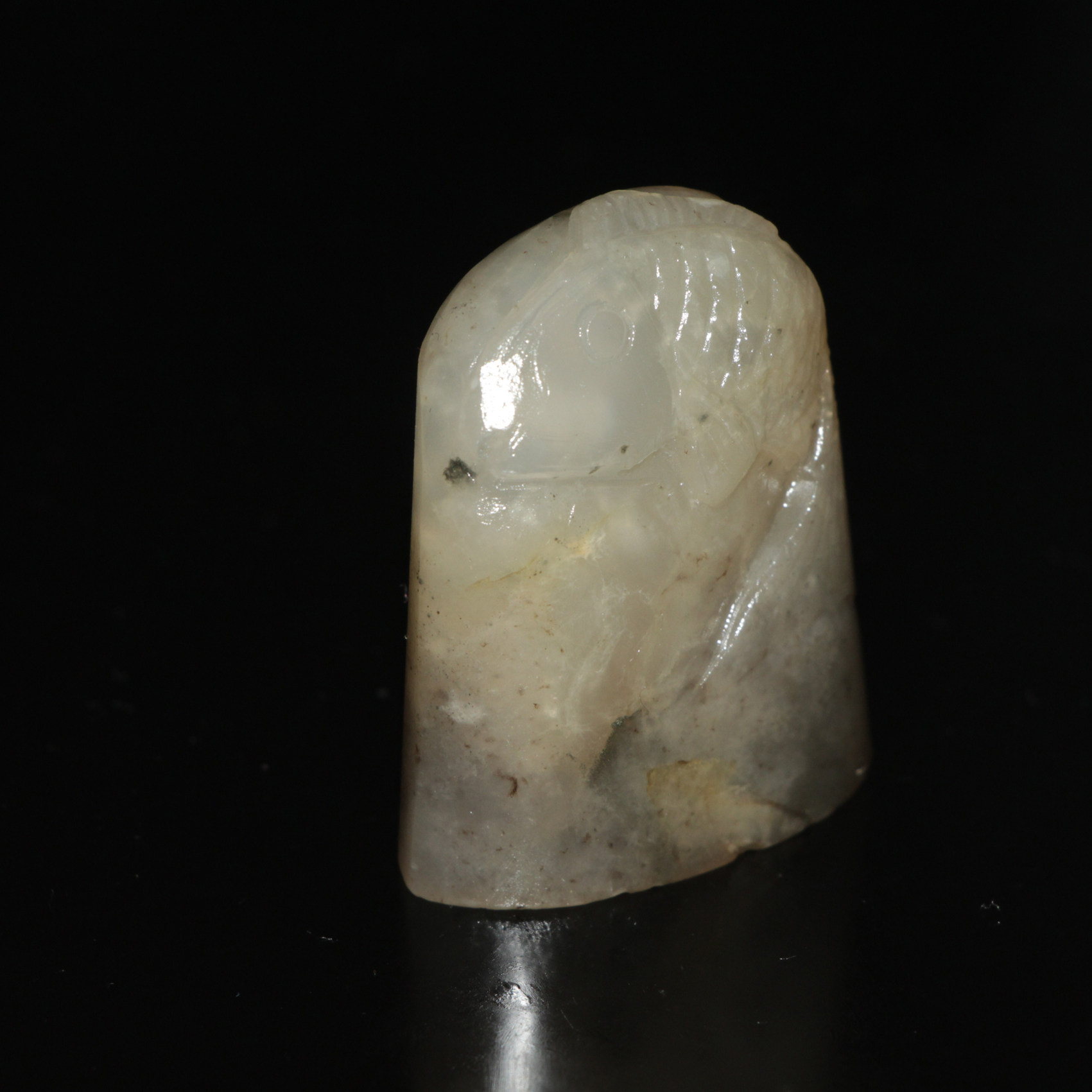 寿山石随形章水坑冻通透细腻刀感好天然玉石书画篆刻专用印章收藏