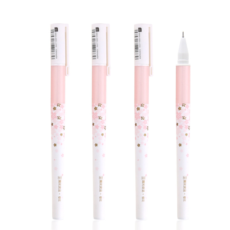 Morning Youpin A4903 Roller ball pen Central control sheath Full needle Water pen 0.5mm cherry blossoms student Water penin the Electronic Dictionary/Electronic paper book/Stationery , Pens/Writing Tools , Gel  category - from Buy2taobao.com to provide professional Taobao agent buy service