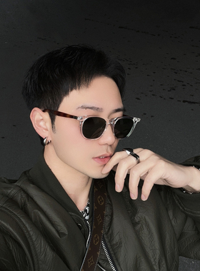 玳瑁墨镜男款2026新款开车专用近视防紫外线偏光高品质方框高级感