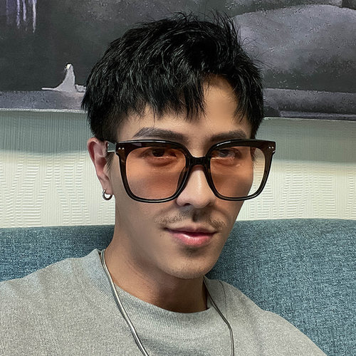 gm日落色墨镜高级感痞大脸显瘦