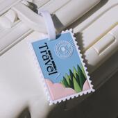 一周文案原创正版 旅途本身就是意义 防拿错行李牌旅行箱