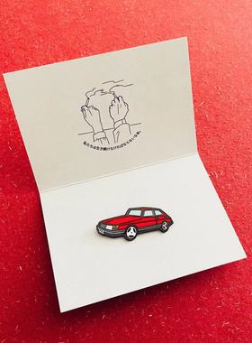 same我的车里可以抽烟电影文创 胸针徽章 短袖T恤