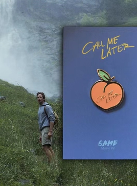 same call me later 电影文创桃子胸针徽章 礼品