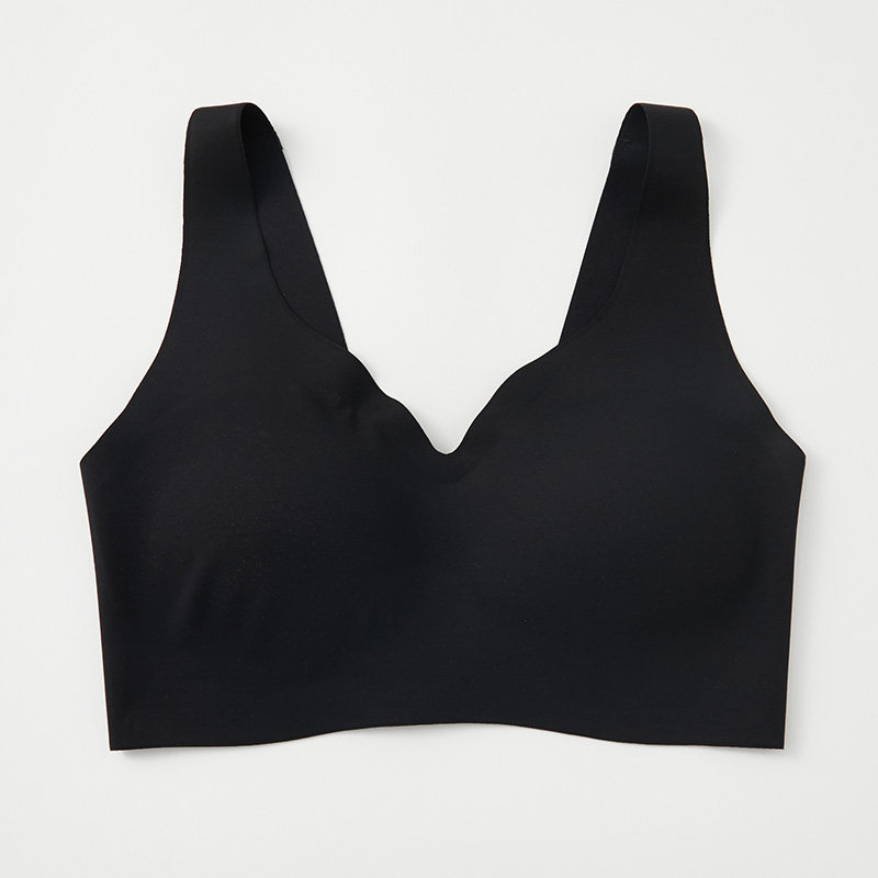 thumbnail for Seamless underwear women's underwire bra gathers thin models to prevent sagging breasts, big breasts show small bras, plus size beautiful backs