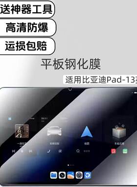 适用比亚迪BYDPad平板高清钢化膜13英寸电脑屏幕原配保护膜bpz01玻璃防爆贴膜