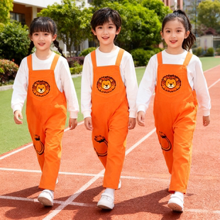 儿童非洲狮子背带裤表演服小学生运动会狮子王故事演讲比赛朗诵
