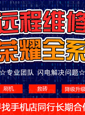 荣耀系列魔术 5 V40 50 20 30 60 70 X20 X30 X40PRO远程刷机维修