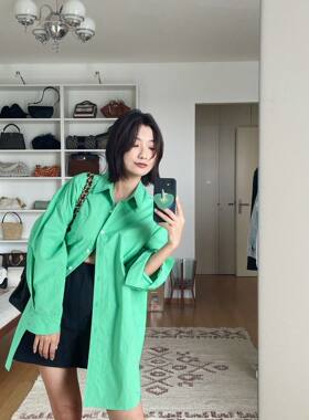frankieshop廓形长袖有机棉