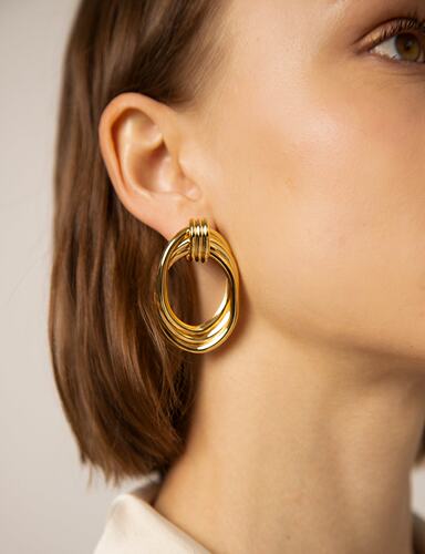 金属多层造型感耳钉官网新品