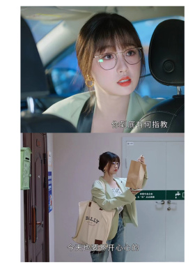 韩国 Storets解构设计纽扣 后开叉廓形男友西装外套虞书欣