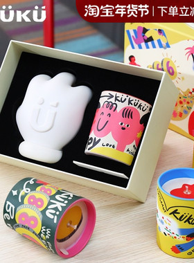 WEKUKU香薰蜡烛掌握系列手掌香氛礼盒摆件小众可爱创意新年礼物