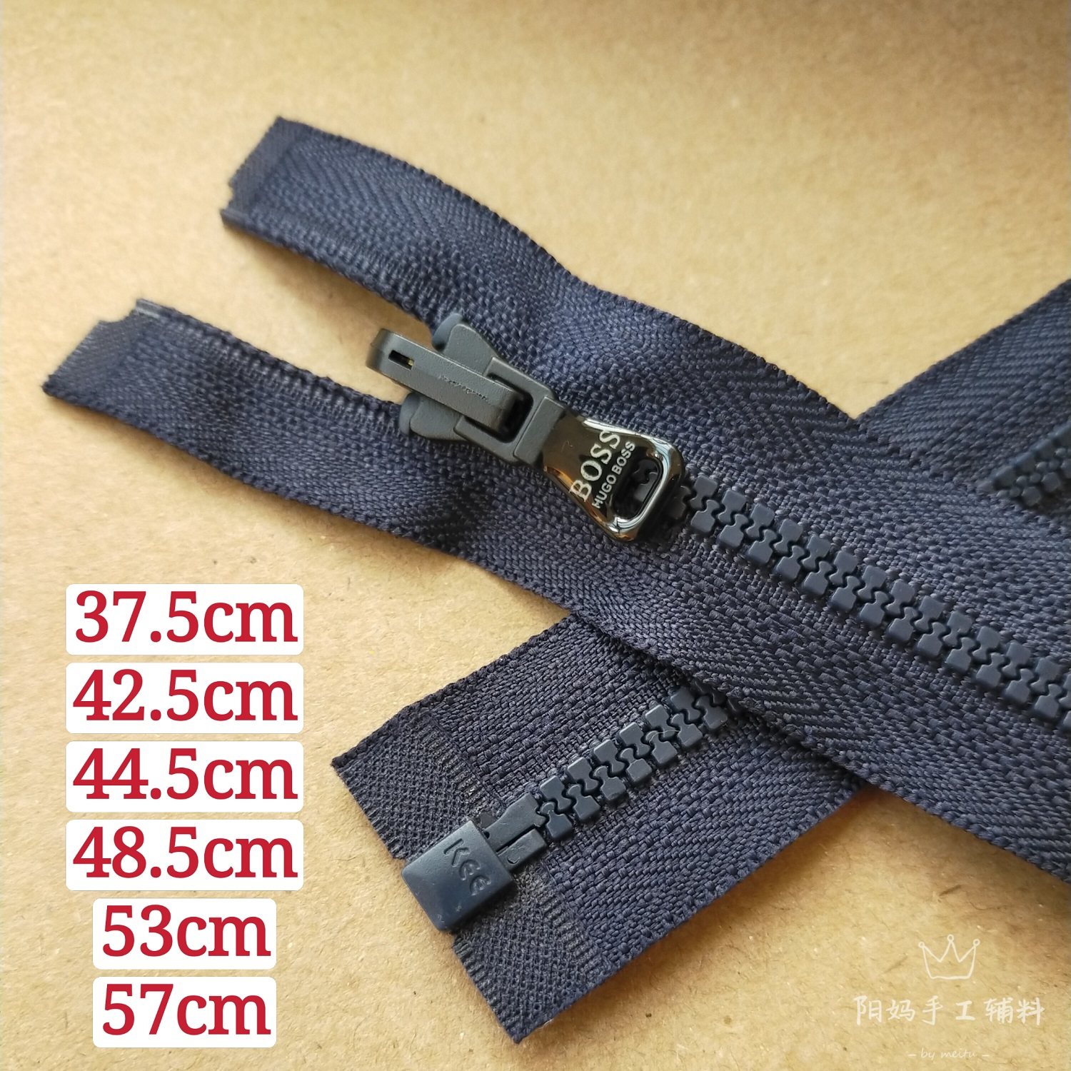 KEE 사이즈 3피트 블루 양면 지퍼 트랙 슬라이더 가역 지퍼 37 57CM 29 이상 무료 배송