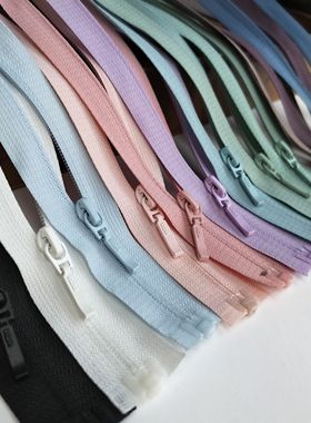 SBS 尼龙3号反装拉链 防晒服轻薄羽绒服拉锁彩色单头开尾满29包邮