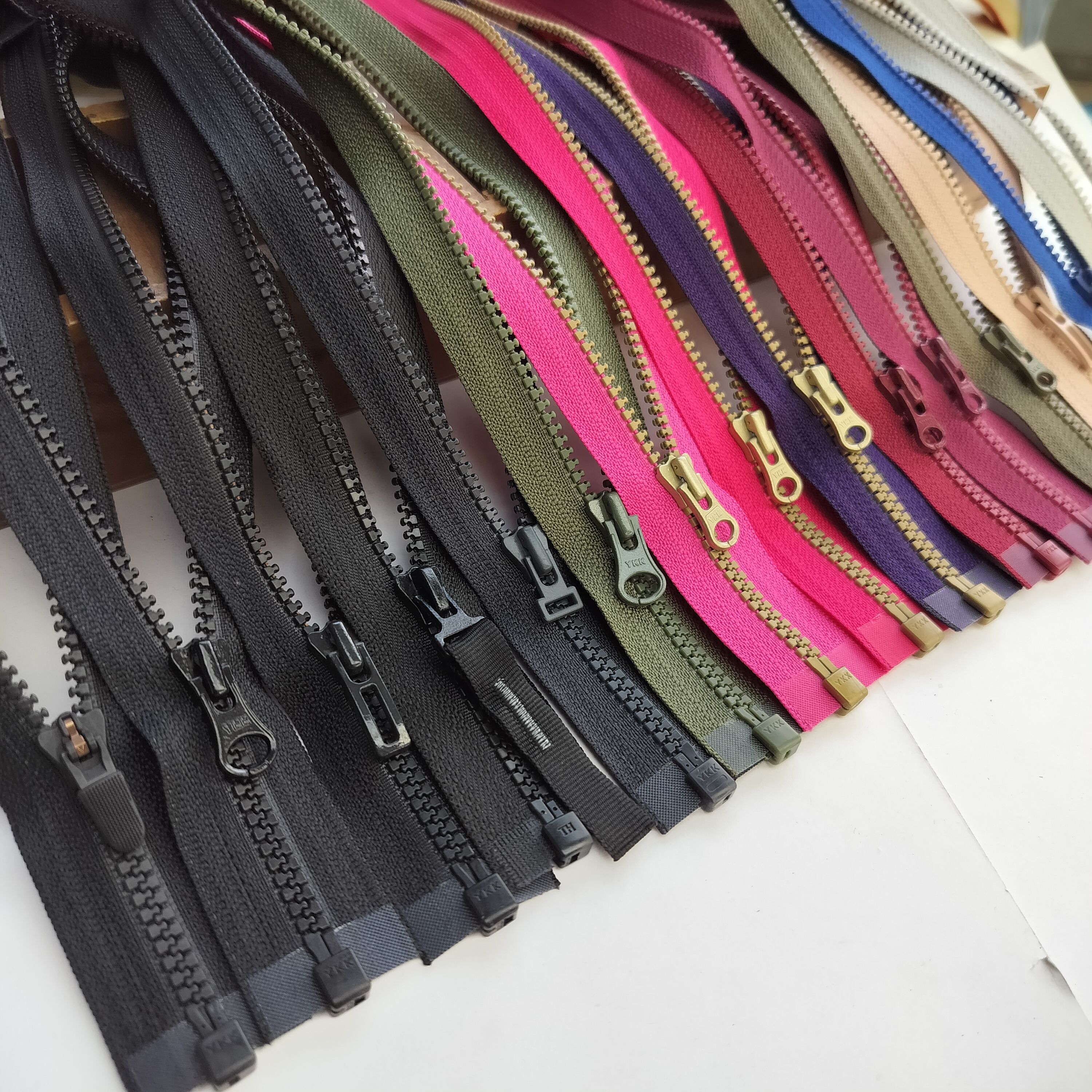 ykk/SAB 3号树脂开尾拉链 外套棉服羽绒服拉锁 满29包邮（641）