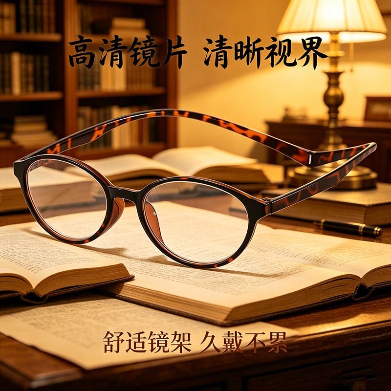 日本原装进口时尚磁吸扣老花镜男女蓝光摔防超轻丢失丟失便携眼镜