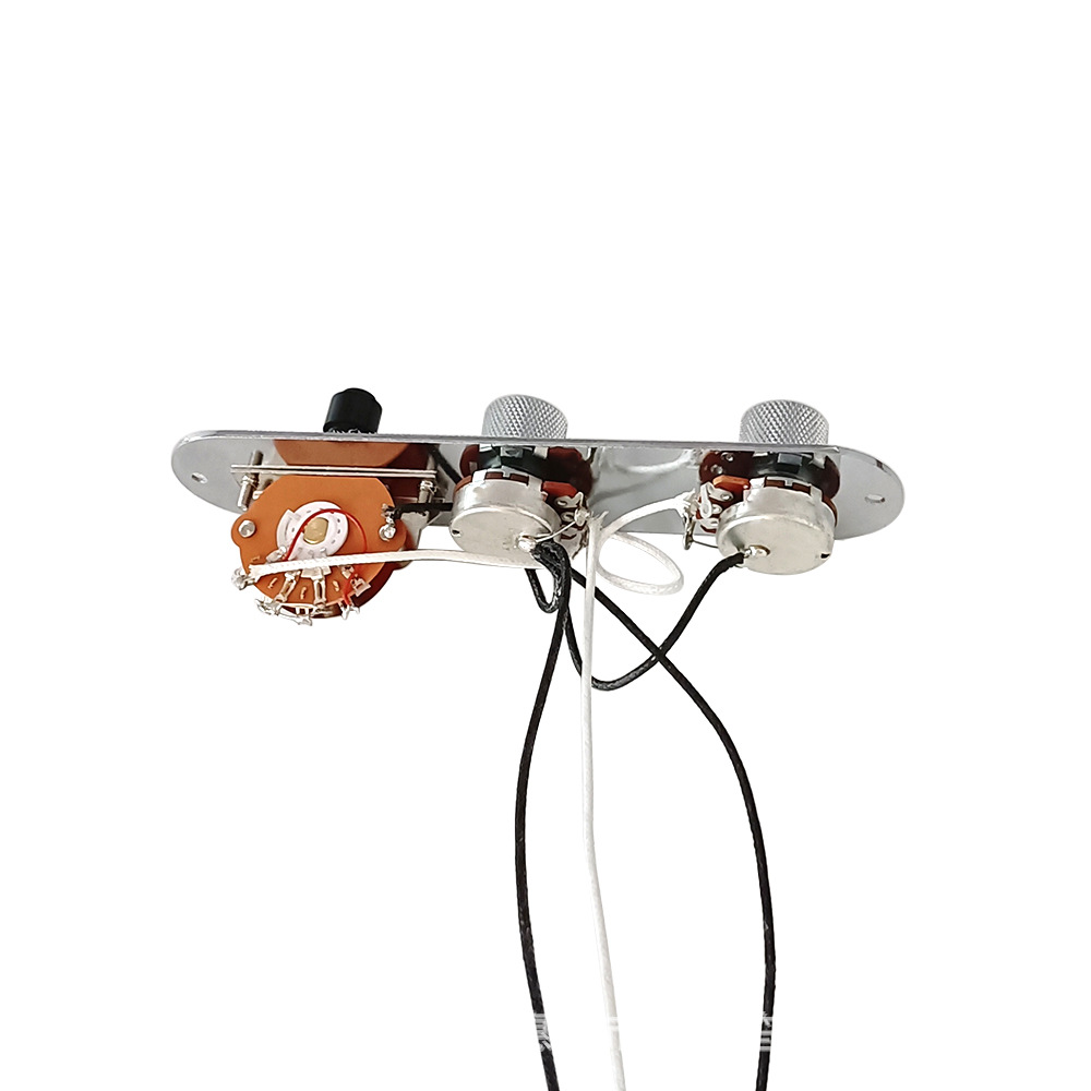 TL电吉他线路板3路控制板总带6.35插口 tele电吉他金属乐器配件