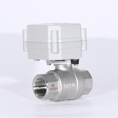 6分比例调节阀304不锈钢直通TONHE通禾比例调节型电动阀DN20