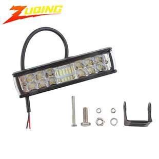 ron越野电动摩托车双排三面射灯12v强光防水前杠灯 适用于轻蜂Sur