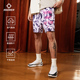 透气篮球四分运动短裤 准者幽灵花短裤 沙滩裤 男士 子 2025年春夏新款