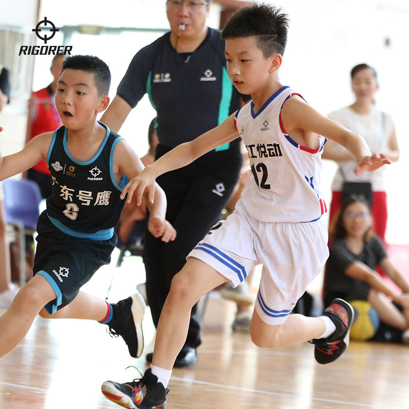 准者儿童篮球服套装小学生运动比赛训练专业球衣背心