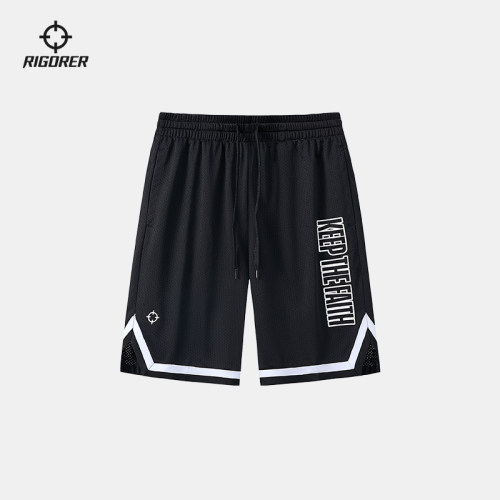 准者针织五分裤男篮球透气