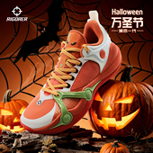 后卫橙色运动鞋 冬万圣节低帮实战耐磨防滑男鞋 新款 准者波杰篮球鞋