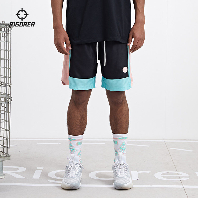 准者夏季北卡男士美式透气宽松运动健身休闲训练篮球短裤五分裤潮