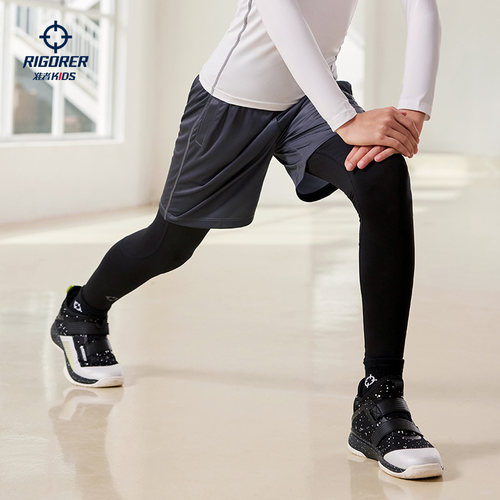 准者儿童紧身裤压缩裤篮球