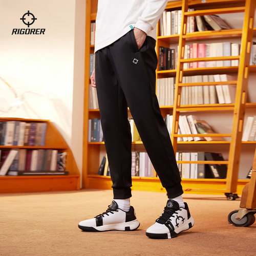 准者针织裤男女加绒运动长裤