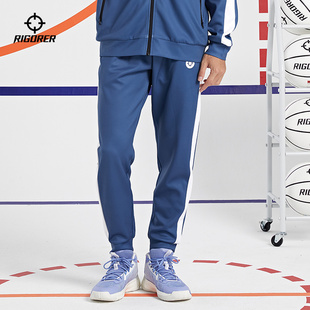 收口小脚长裤 宽松大码 男女 撞色拼接休闲运动束脚裤 准者针织卫裤