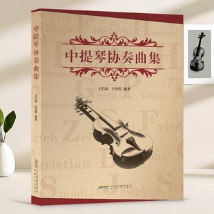 中提琴协奏曲集 王昌海,王泽恺编著 安徽文艺出版社 中提琴初学者成人儿童入门专业级中提琴教程 中提琴谱书中提琴考级中提琴教材