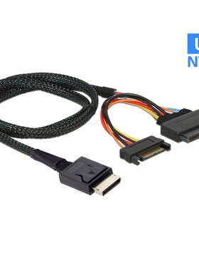 SFF-8611(Oculink)转SFF-8639连接线NVMe U.2 SDD固态硬盘数据线