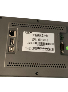 山东开创QJZ9-1200-8智能彩屏工控机KXJD-620-6CP-2安装操作使用