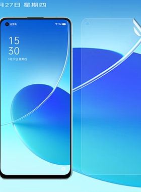 适用OPPO Reno6原装手机膜a5pro软膜reno7高清防刮reno14普通塑料膜reno8保护膜reno4se A95 K9通用原配贴膜