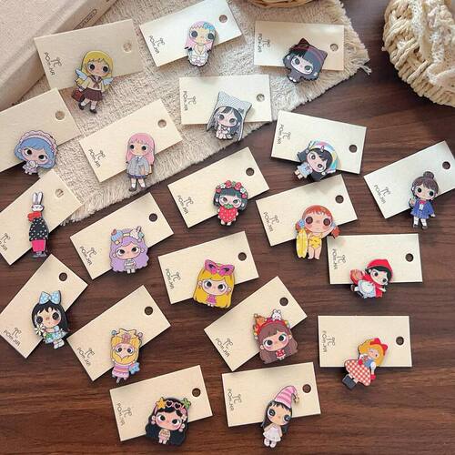 卡通醋酸yuy小玉女孩儿童发夹