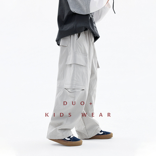 中大童帅气长裤 多加潮牌童装 潮 裤 男童工装 儿童防蚊裤 2026年春装