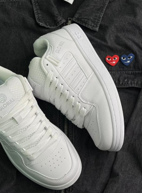 GLO BULL厚底增高百搭面包鞋女潮流低帮板鞋男休闲运动情侣小白鞋